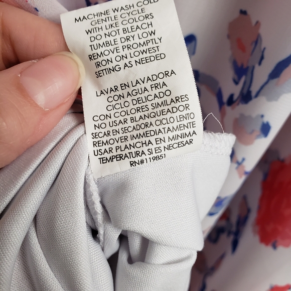 Want & Need Floral Lattice Popover Maxi Dress XS - Picture 5 of 14